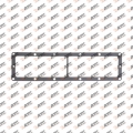 Aftercooler gasket, 404.093, 