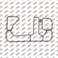 Oil cooler gasket