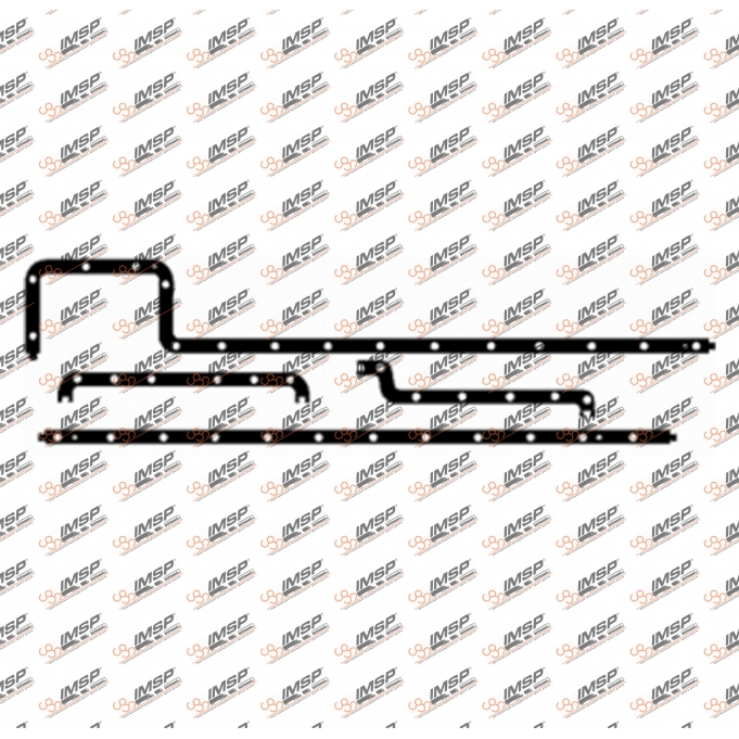 Oil sump gasket ( 4 piece), DS14-061, 001652, 371505, 1459004